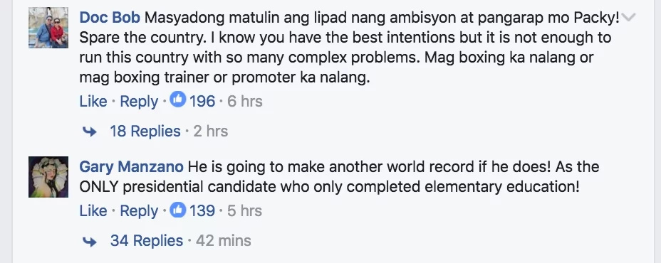 Netizens voice out opinions about possible Pacman Presidency Netizens voice out opinions about possible Pacman Presidency