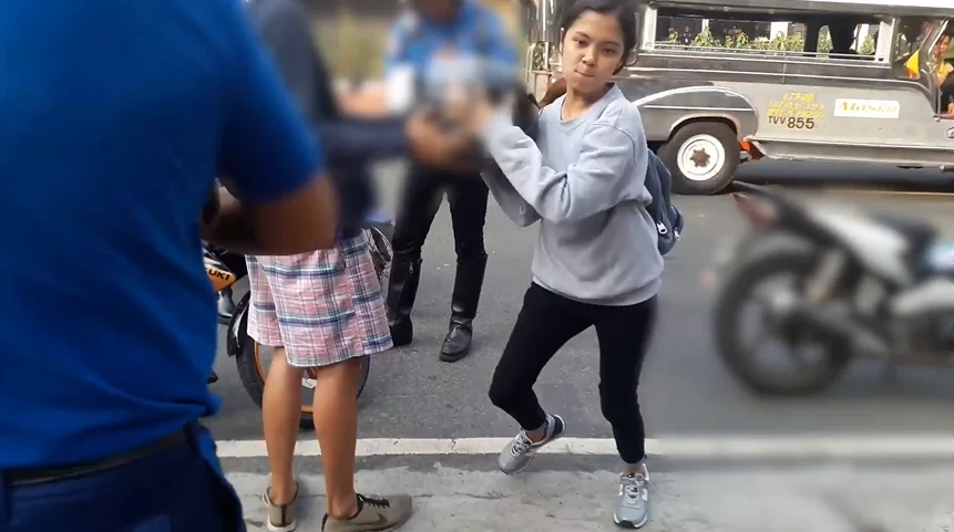 Walang respeto si ate! Viral video of a lady who goes on a crazy rampage against traffic enforcers Walang respeto si ate! Viral video of a lady who goes on a crazy rampage against traffic enforcers
