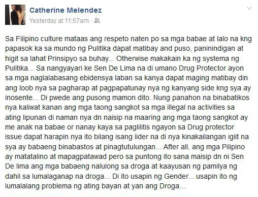 Aiko Melendez slams De Lima for self-pitying Aiko Melendez slams De Lima for self-pitying
