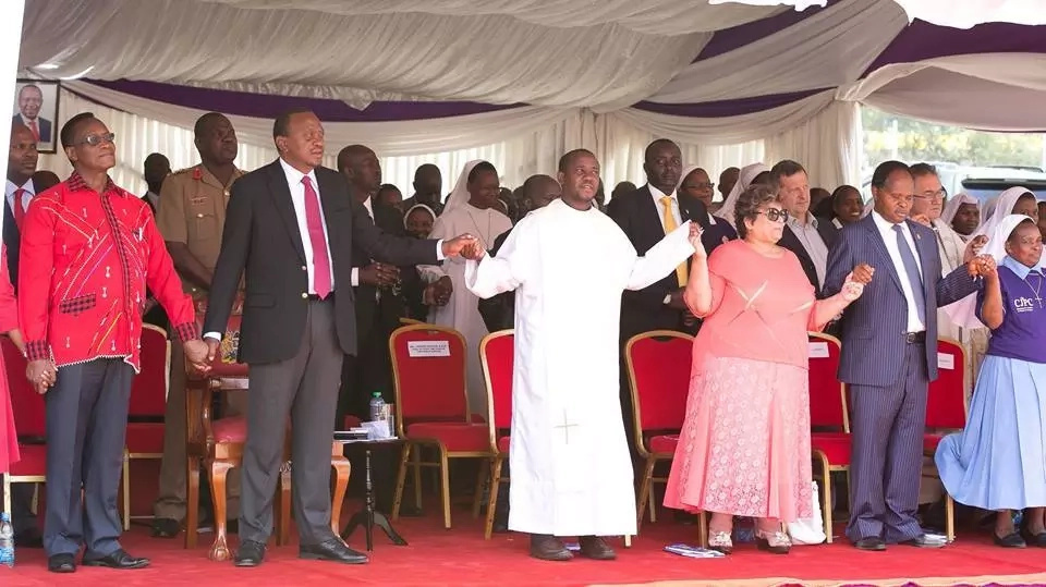 As NASA was tearing Jubilee apart in Eldoret, this is what Uhuru was up to