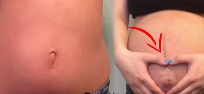 Woman films her pregnancy each day. Watch as she captures the best part of being a mother!