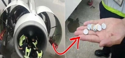 Woman threw coins in plane’s engine for good luck, flight was delayed for five long hours!