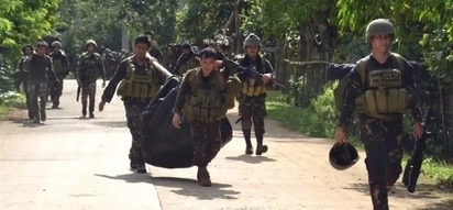 Soldiers on the losing side against Abu Sayyaf; 15-4 kill tally
