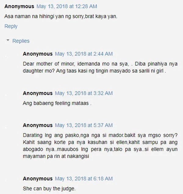 Netizens natatagalan sa 'public apology' ni Ellen Adarna, inuudyukan mag-inang idemanda na ang 'brat' Netizens natatagalan sa 'public apology' ni Ellen Adarna, inuudyukan mag-inang idemanda na ang 'brat'
