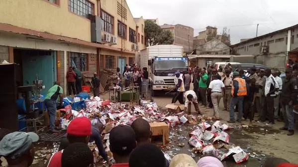 Alcohol Worth Millions Destroyed In Kayole ‘Illicit Brew’ Crack Down