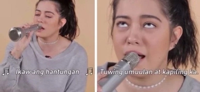 Nasa kanya na lahat! Sue Ramirez channels her hilarious singer side as she accepts this musical challenge