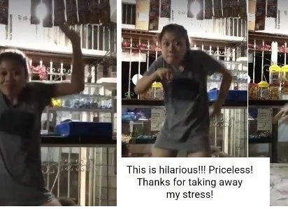 Miss Tindera, hataw kung gumiling! This lady surprises netizens with her amazing dance moves while making bantay the tindahan!