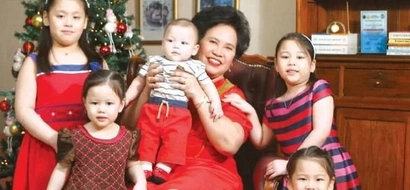 Sen. Miriam poses with husband, grandkids; thanks supporters