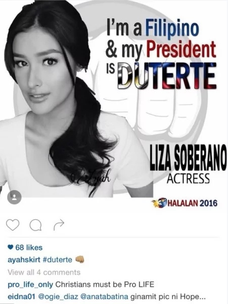 Ogie Diaz said Liza is not endorsing any of the presidentiables