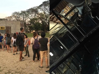 Just like Hogwart's charmed tent! This shanty in UP Sunken Garden has a shocking surprise inside