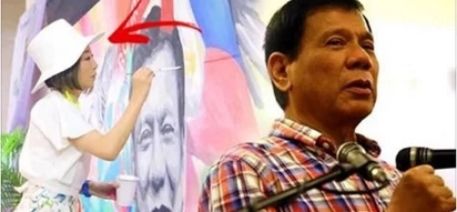Japanese artist shows support to Duterte through her stunning paintings