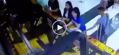 Lumpong magnanakaw! Sneaky Pinoy with disability steals iPhone from woman in SM mall