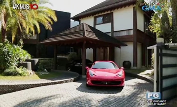 And his Ferrari one more time And his Ferrari one more time