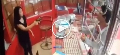 Walang takas ang kawatan! Brave Thai woman defeats dangerous robber using her deadly gun