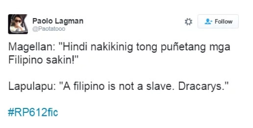 HistoriPuns, Hype, and Hamilton: 30+ Tweets that will make you appreciate Filipino wit HistoriPuns, Hype, and Hamilton: 30+ Tweets that will make you appreciate Filipino wit