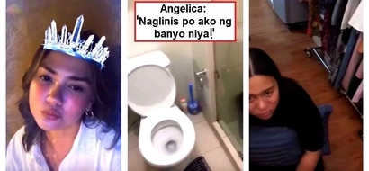 Artistang hindi maarte! Angelica Panganiban amazes netizens by cleaning her friend's CR!