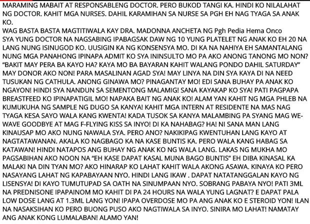 Child dies because doctor refused treatment Child dies because doctor refused treatment