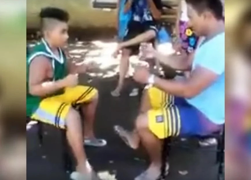Hilarious kid shocked after friends pulled off crazy prank Hilarious kid shocked after friends pulled off crazy prank