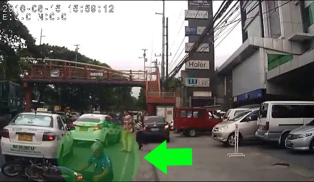 Traffic enforcer in freak accident along E. Rodriguez Ave. Traffic enforcer in freak accident along E. Rodriguez Ave.