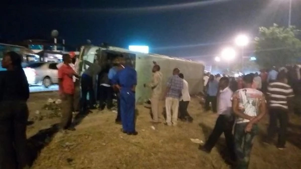 Imara Daima bound bus rolls along Mombasa road