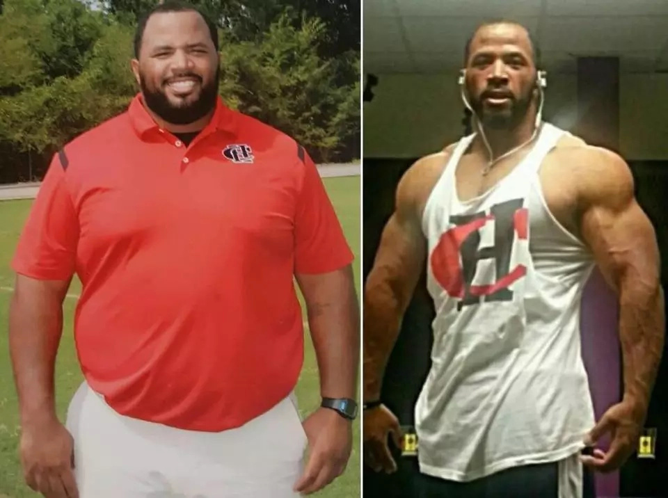 Football coach, 30, uses own transformation to inspire his students