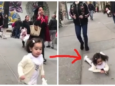 Watch Vicki Belo race with Scarlet Snow on the sidewalk! What happened next to Scarlet will break your heart!