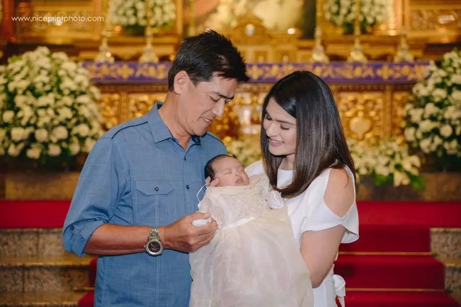 Photos from the baptism of Vic Sotto and Pauleen Luna's baby Talitha Photos from the baptism of Vic Sotto and Pauleen Luna's baby Talitha