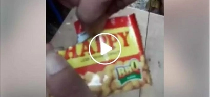 Piso isa! Netizens shocked by what they found inside HAPPY peanuts