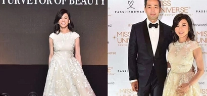 Dr.Vicki Belo received the Woman of Excellence Award at the Miss Universe gala