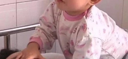 A girl aged just three has learnt to care for her mother who was injured in a hit-and-run accident
