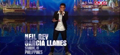 This Pinoy really got the talent. What he did with his voice will amaze you.