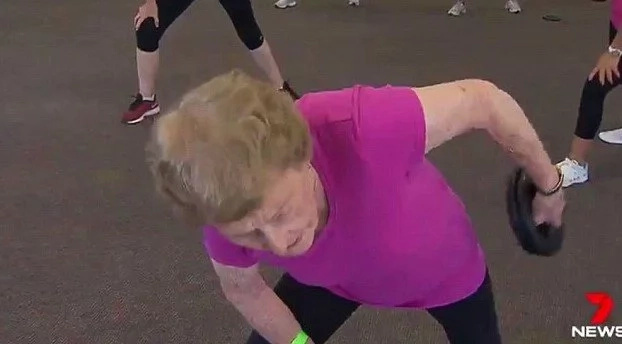Meet Great-grandma, 94, Who Hits TEN Gym Classes Each Week And Adores Hugging Young Men (photos, Video) Meet Great-grandma, 94, Who Hits TEN Gym Classes Each Week And Adores Hugging Young Men (photos, Video)
