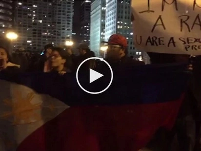 Ayaw namin sayo! Angry Fil-Ams join protest rally against Trump in Chicago