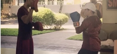 Watch Manny Pacquiao train his wife Jinkee how to box! Her punching skills will really amaze you!