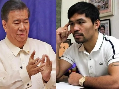 LOOK! Drilon supports Pacquiao boxing return, but he gave the boxer a condition