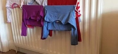 This is why you should never dry the laundry indoors