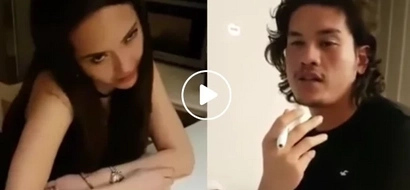 Is Baste Duterte smoking a joint with Ellen Adarna in this video