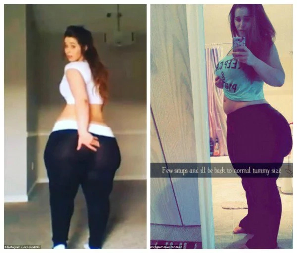 This woman with impressive 178cm butt is proud of her shapes