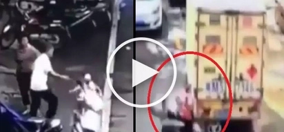 Sobrang brutal! Curious kids violently crash their dad’s motorcycle into van