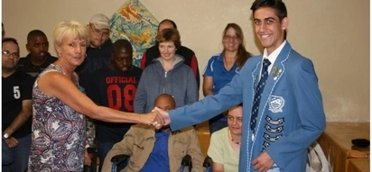 Grade 11 learner donates 2 wheelchairs to people with disabilities