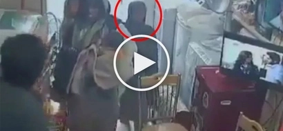 Suspicious family pretends to ask for help but ends up stealing from this store owner