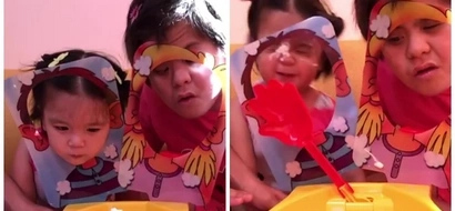 Watch Ara Mina's daughter and her sister play the pie face game! Who won the thrilling showdown?