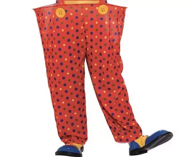 Man Wearing Clown Trousers Spotted Stealing Liberal Democrat Banner Man Wearing Clown Trousers Spotted Stealing Liberal Democrat Banner