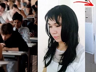Boyfriend Wears Wig & Make-Up, Impersonates Girlfriend To Help Her Pass The Exam