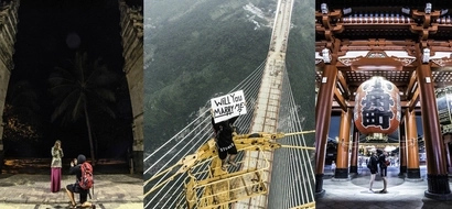 Photographer climbs highest bridge in the world to ask for girlfriend's sweetest "yes"