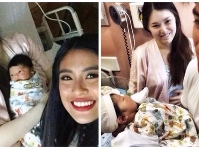 Gustong makita ang kaniyang hadiya! Gabbi Garcia visits former 'Encantadia' co-star Kylie Padilla and her new born baby boy
