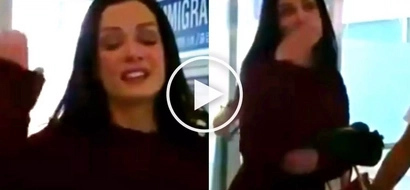 Emotional Dayanara Torres cries hard while saying goodbye to Pinoys at airport