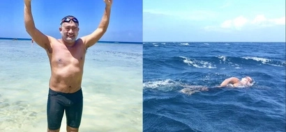 ‘Pinoy Aquaman’ swims from Limasawa to Southern Leyte due to these heartwarming reasons