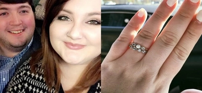 This woman's engagement ring photo will make you believe that true love does exist