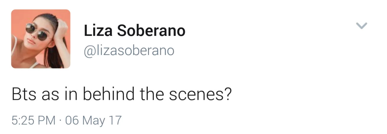 Liza Soberano Slammed by Kpop Fans After BTS Tweets. You Wouldn't Expect the Fan's Reactions to this Liza Soberano Slammed by Kpop Fans After BTS Tweets. You Wouldn't Expect the Fan's Reactions to this